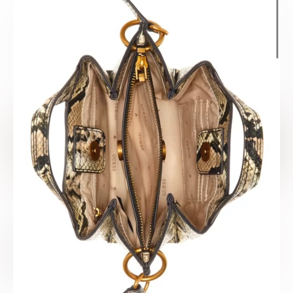 New GUESS Zed Python Mini Girlfriend Crossbody - Picture 10 of 10